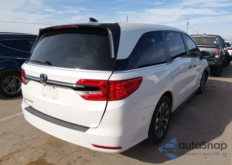 2022 Honda Odyssey Ex-L z USA, uszkodzony, nr VIN 5FNRL6H79NB044543